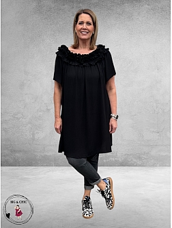 NO.1 by OX  Jurk/Tuniek Carmen Zwart